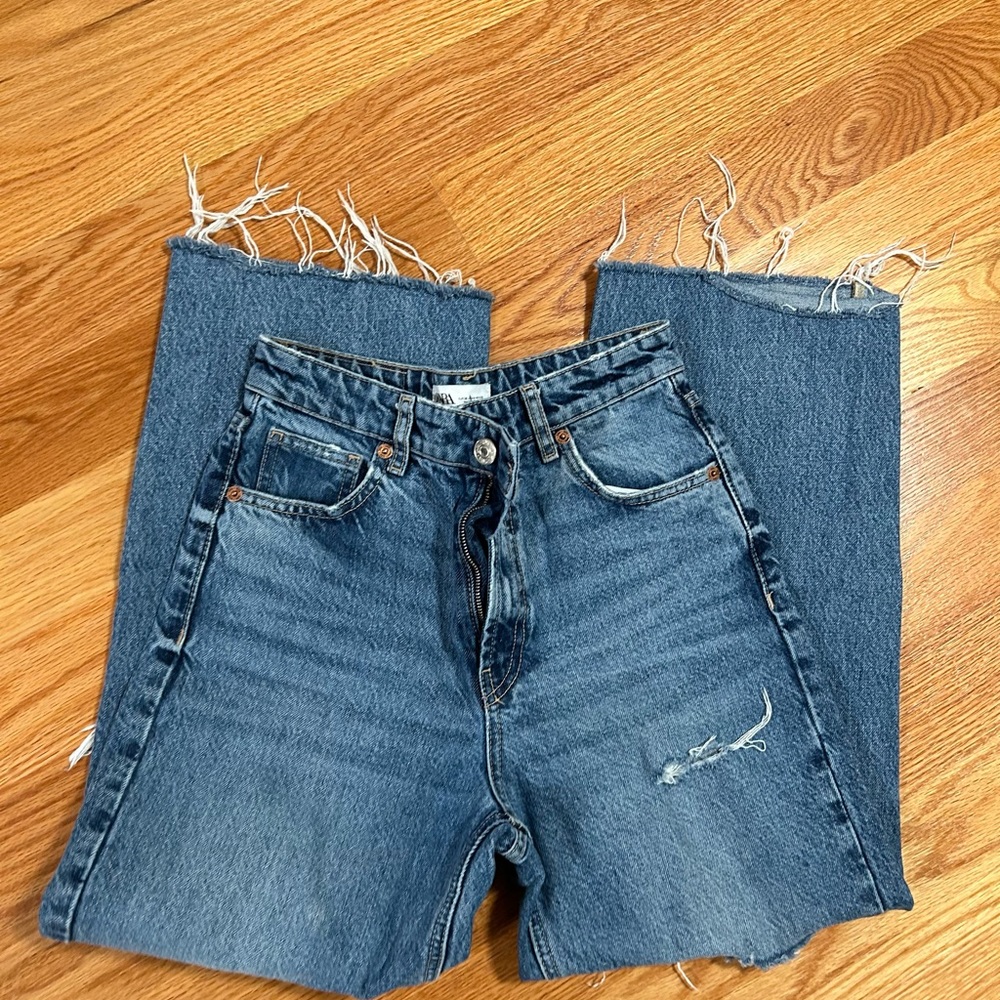 Size 4 Zara wide leg jeans